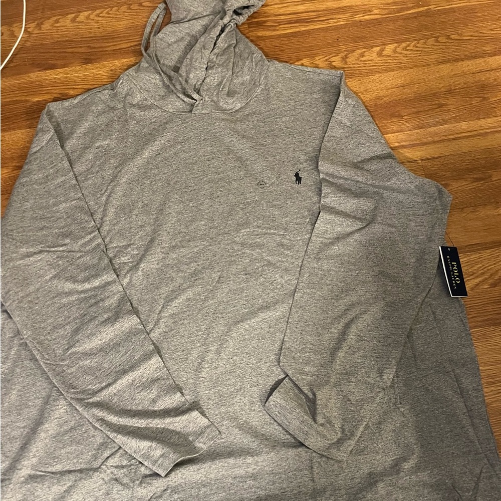 Polo by Ralph Lauren Heather Gray long sleeve hoodie - Picture 6 of 6